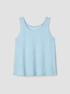 Organic Linen Jersey Scoop Neck Tank