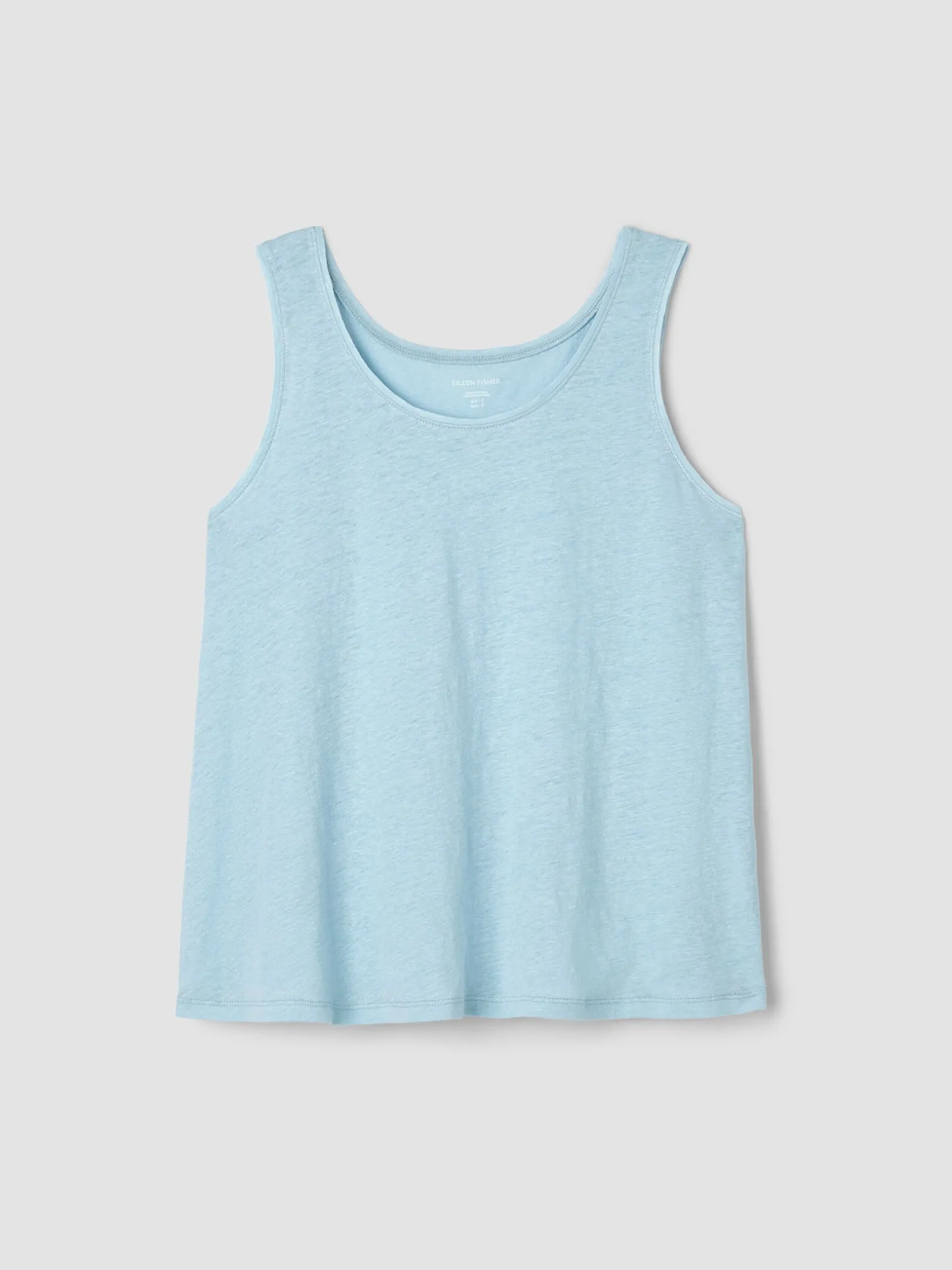 Organic Linen Jersey Scoop Neck Tank