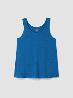 Organic Linen Jersey Scoop Neck Tank