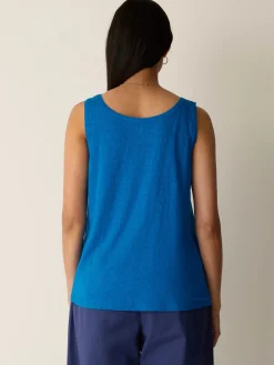 Organic Linen Jersey Scoop Neck Tank