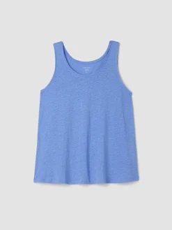 Organic Linen Jersey Scoop Neck Tank