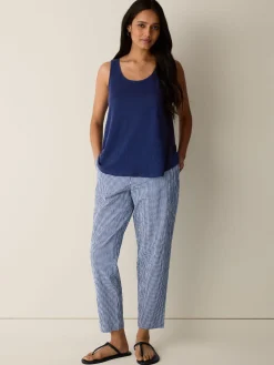 Organic Linen Jersey Scoop Neck Tank