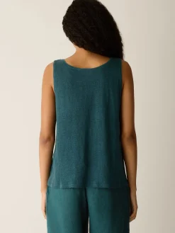 Organic Linen Jersey Scoop Neck Tank