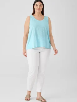 Organic Linen Jersey Scoop Neck Tank
