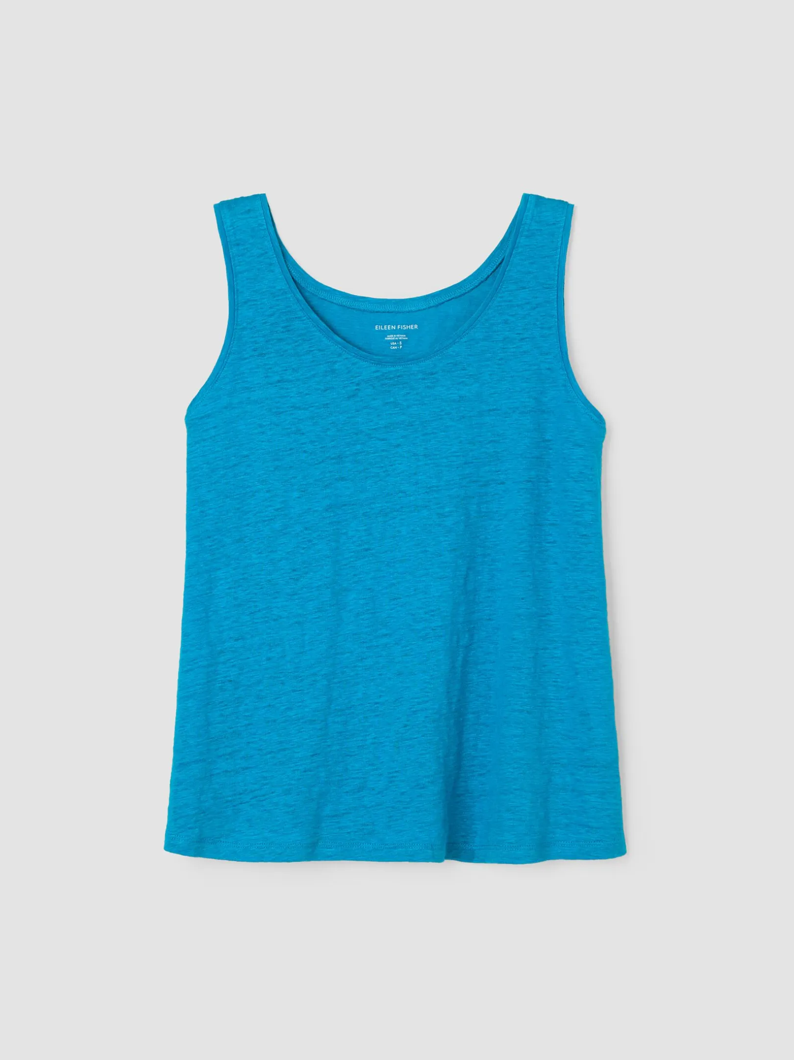 Organic Linen Jersey Scoop Neck Tank