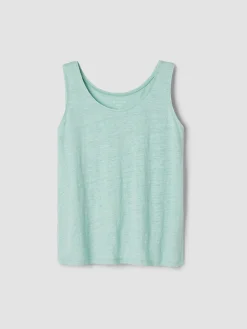Organic Linen Jersey Scoop Neck Tank