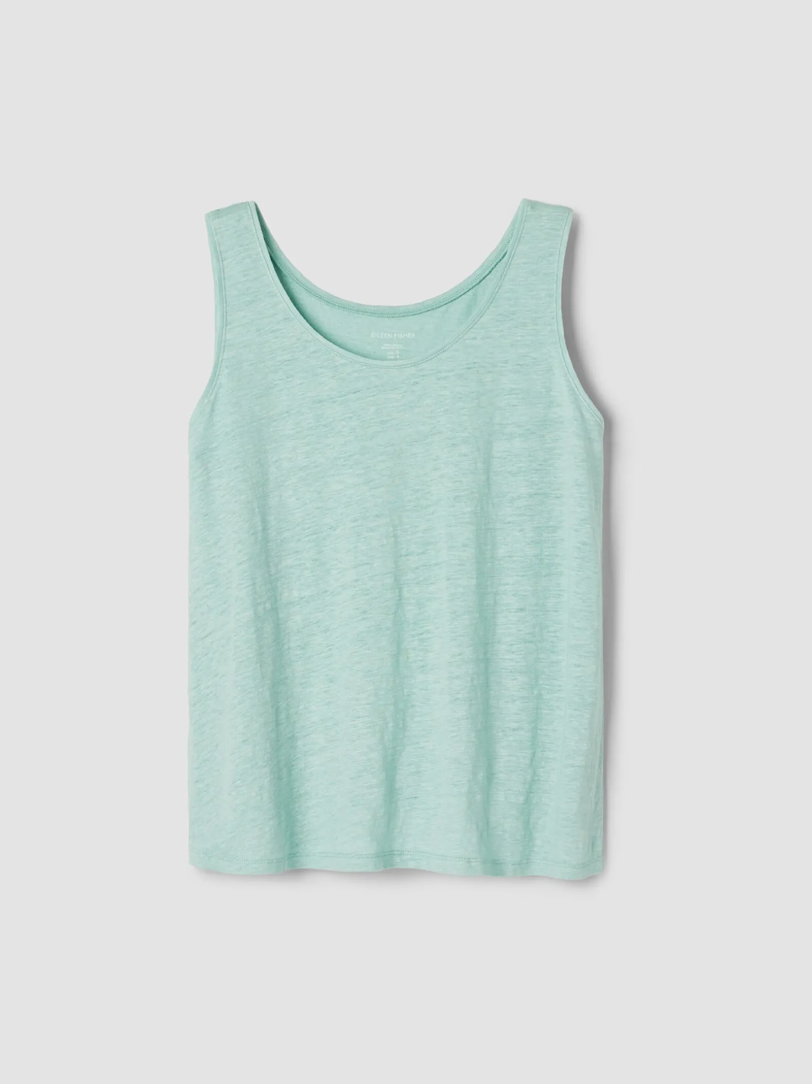 Organic Linen Jersey Scoop Neck Tank