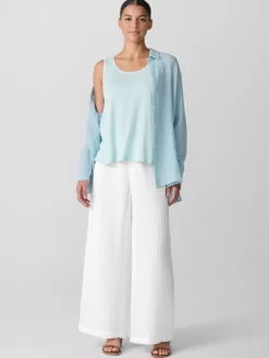 Organic Linen Jersey Scoop Neck Tank