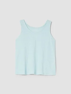 Organic Linen Jersey Scoop Neck Tank