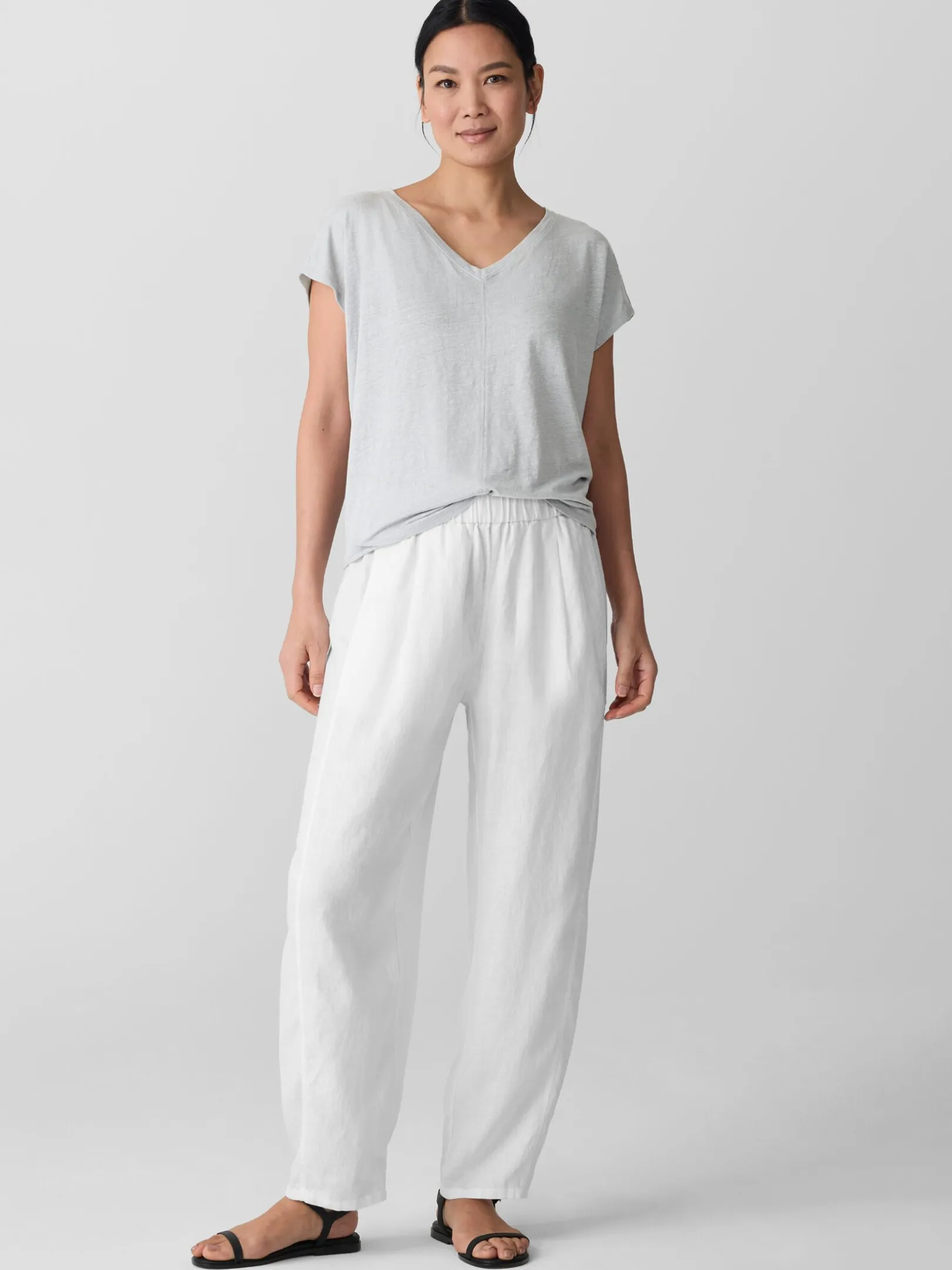 Organic Linen Lantern Pant