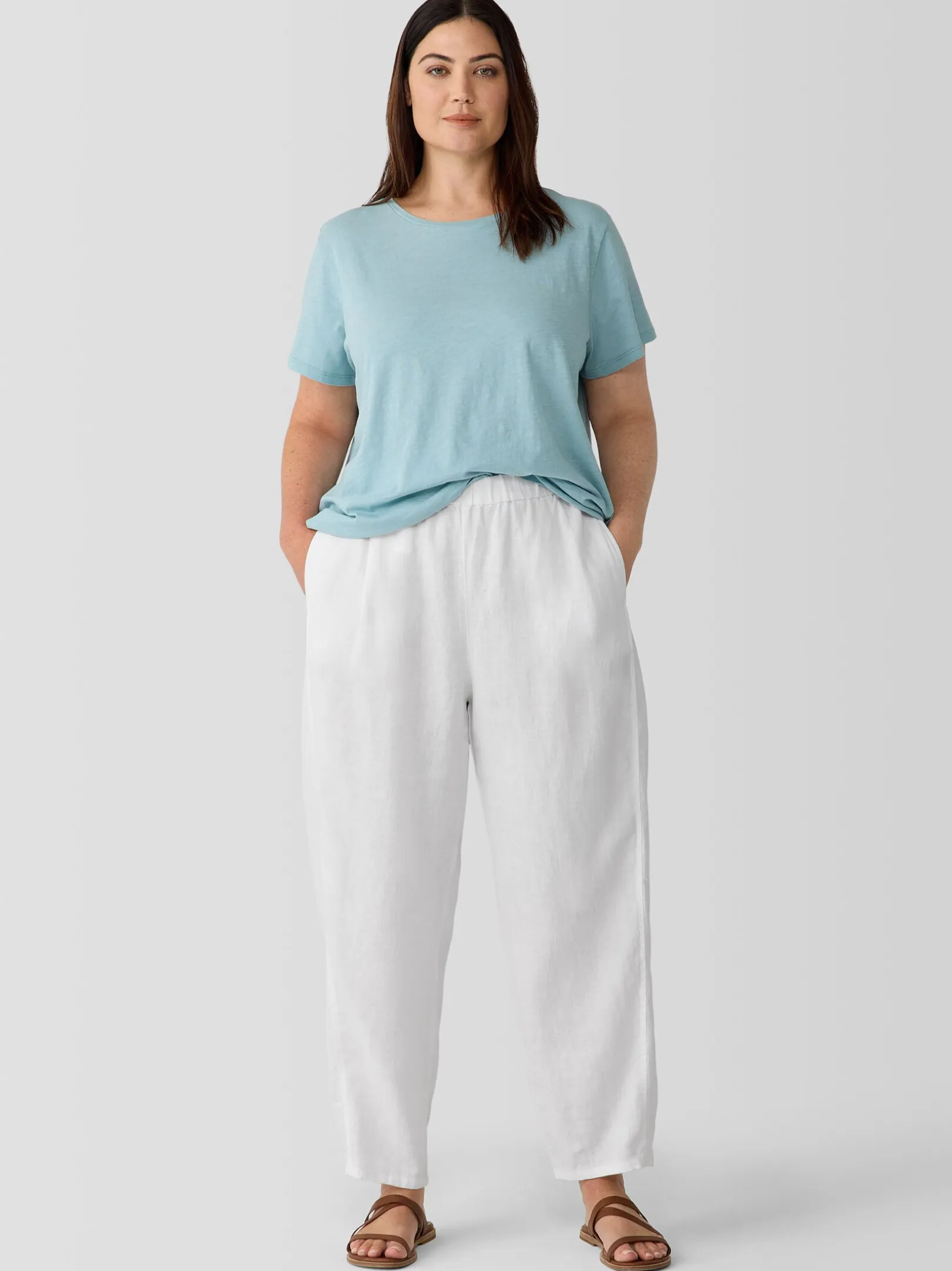 Organic Linen Lantern Pant