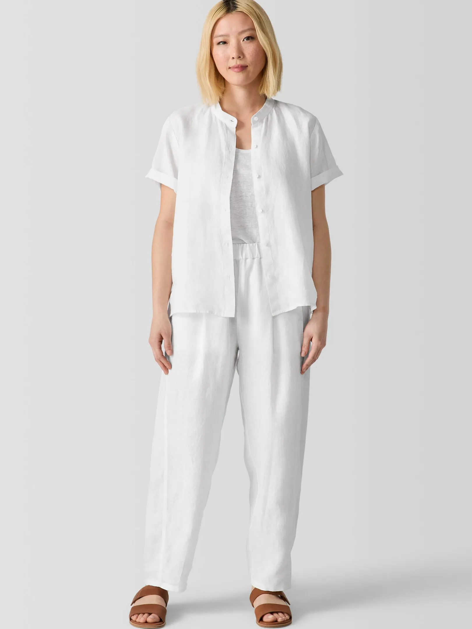 Organic Linen Lantern Pant