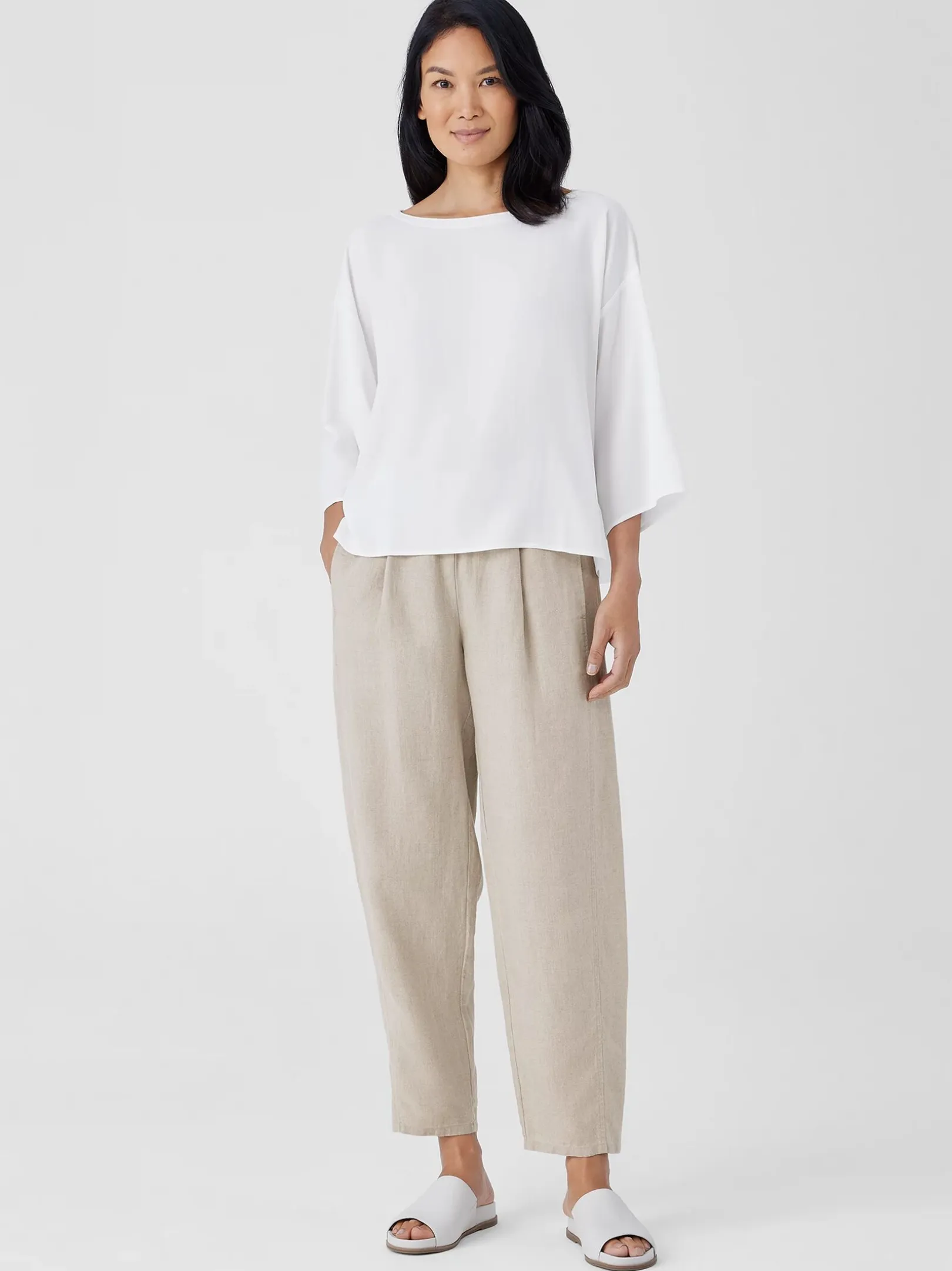 Organic Linen Lantern Pant