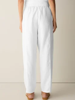 Organic Linen Pleated Lantern Pant