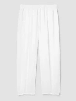 Organic Linen Pleated Lantern Pant