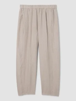 Organic Linen Pleated Lantern Pant