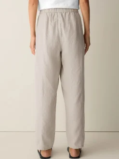 Organic Linen Pleated Lantern Pant