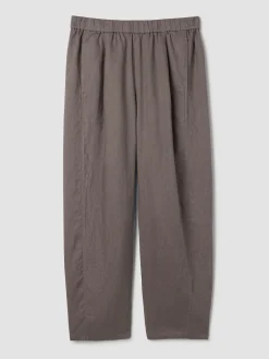 Organic Linen Pleated Lantern Pant