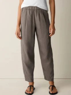 Organic Linen Pleated Lantern Pant