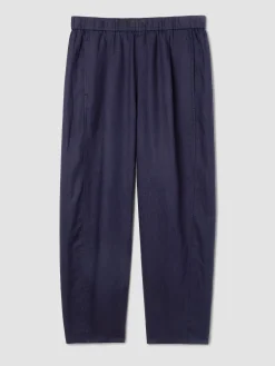 Organic Linen Pleated Lantern Pant