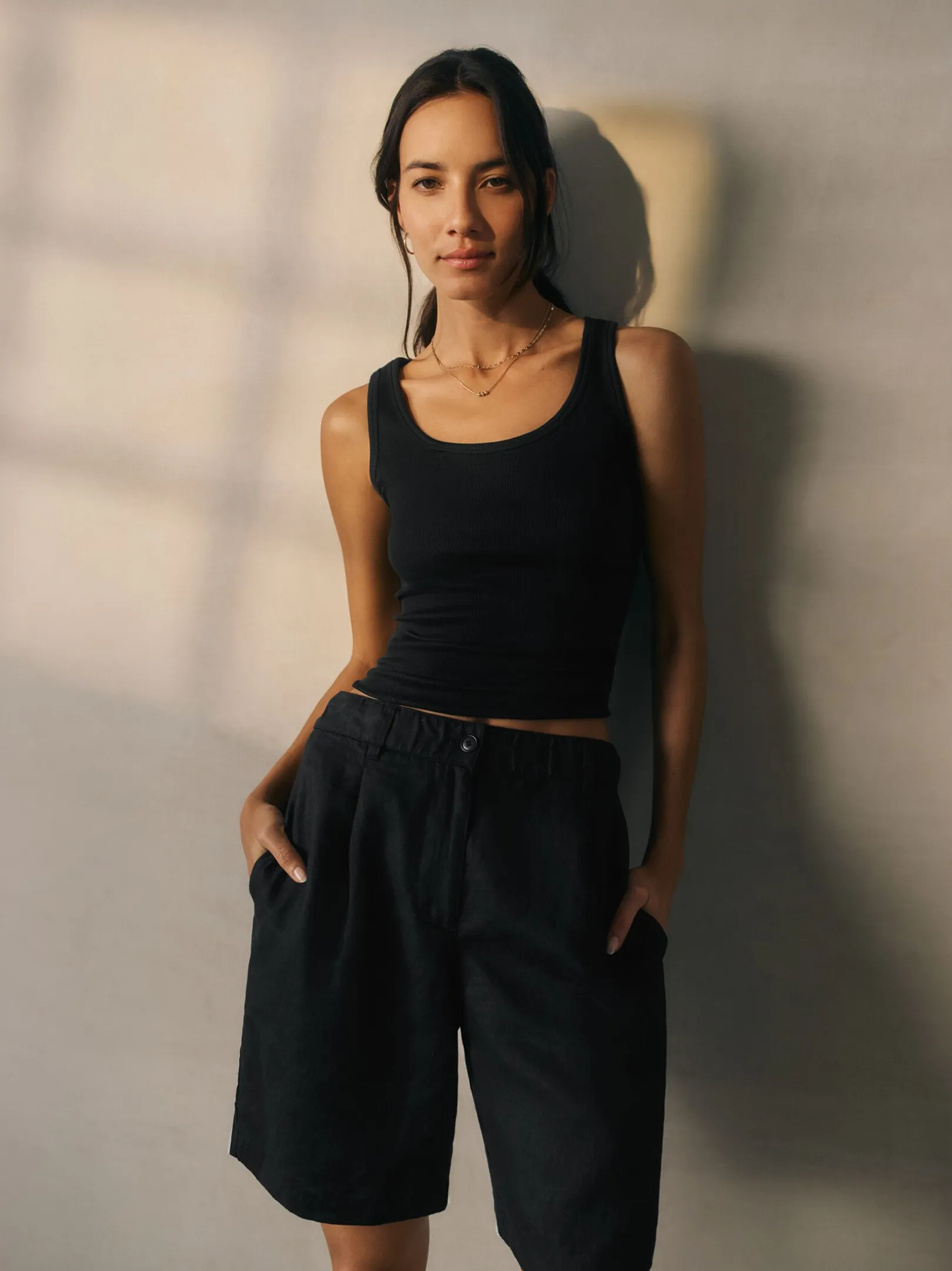 Organic Linen Shorts