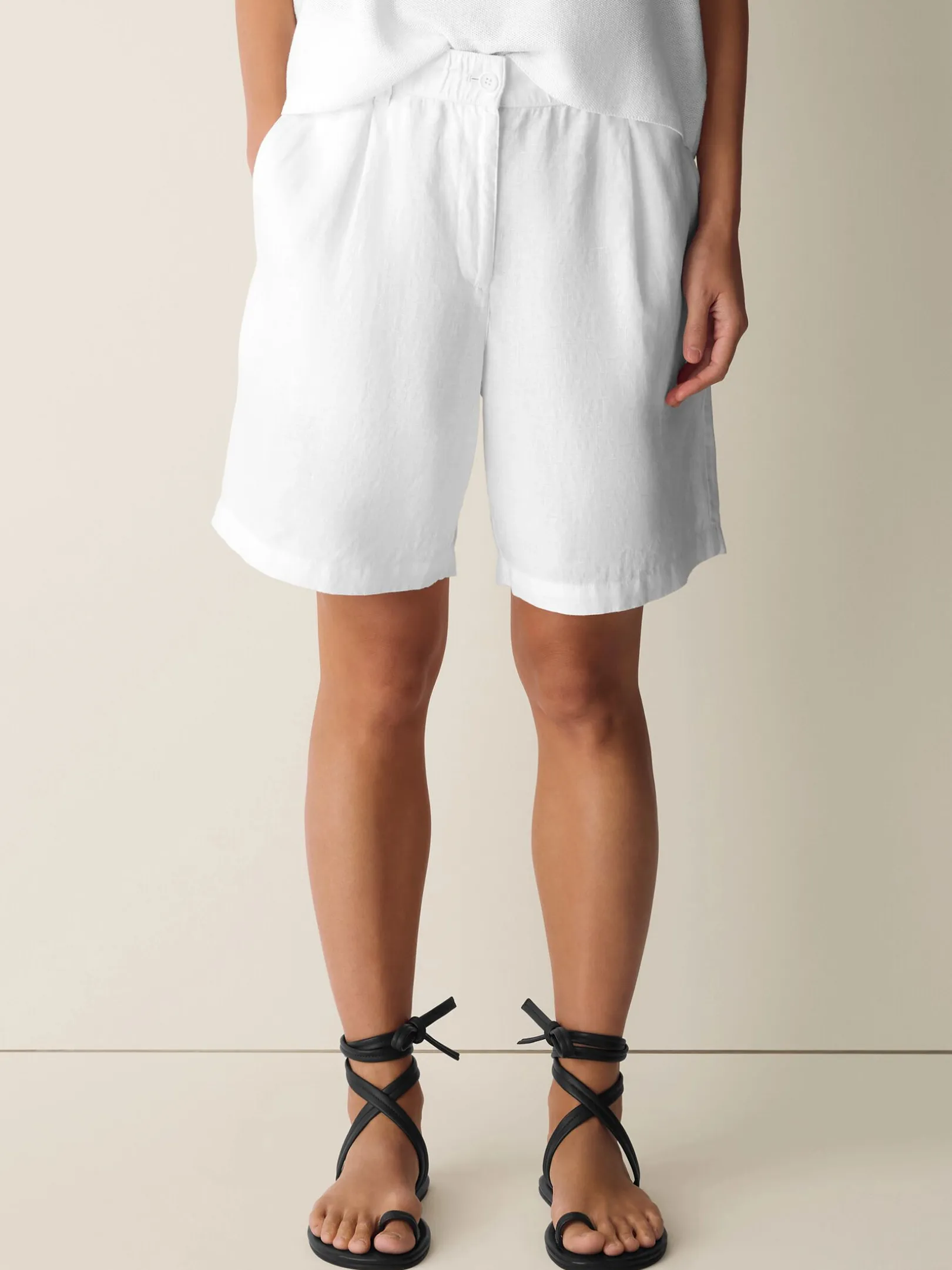 Organic Linen Shorts