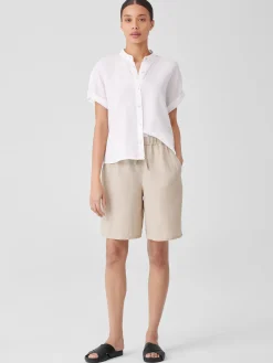 Organic Linen Shorts