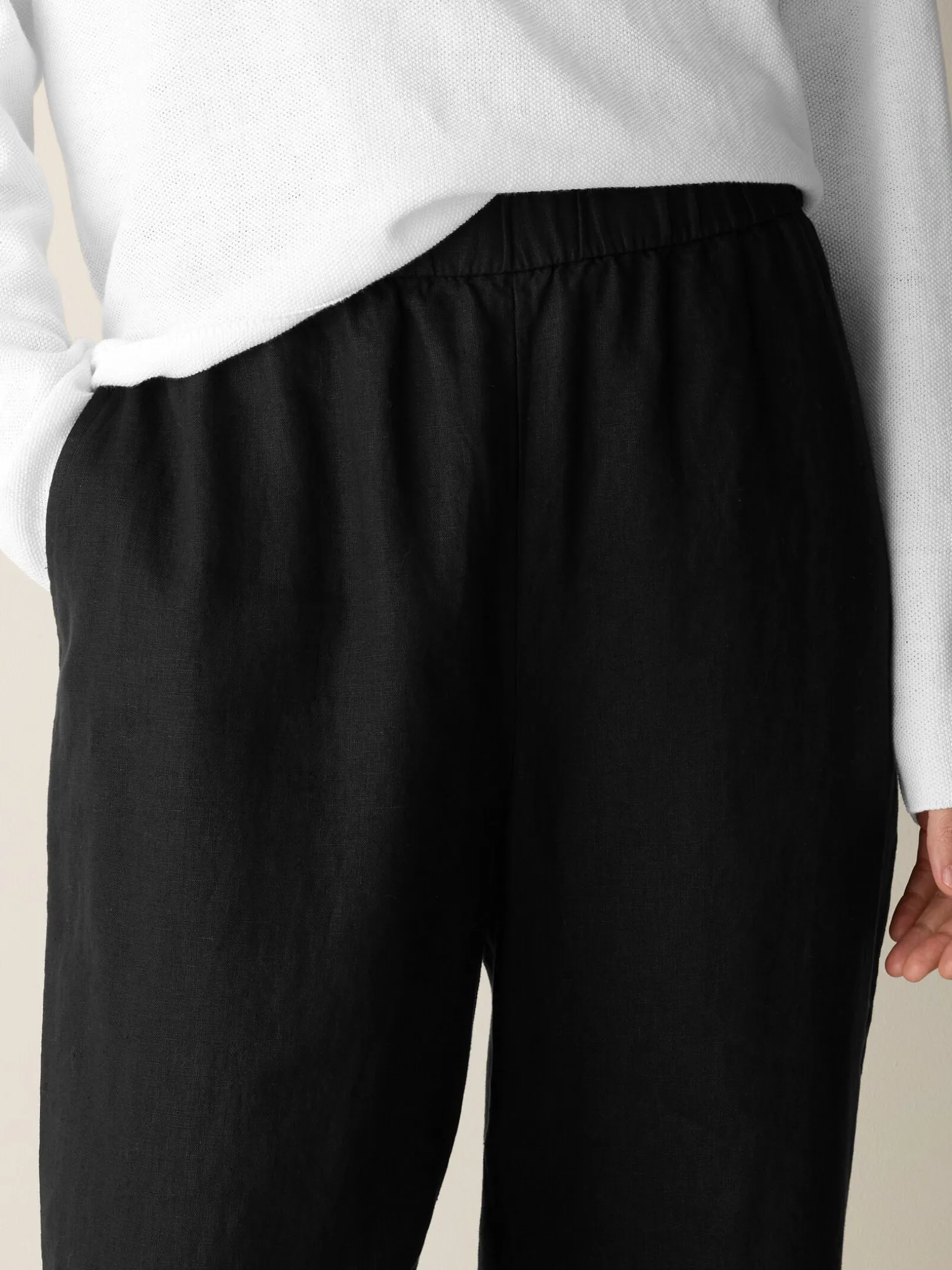 Organic Linen Tapered Pant