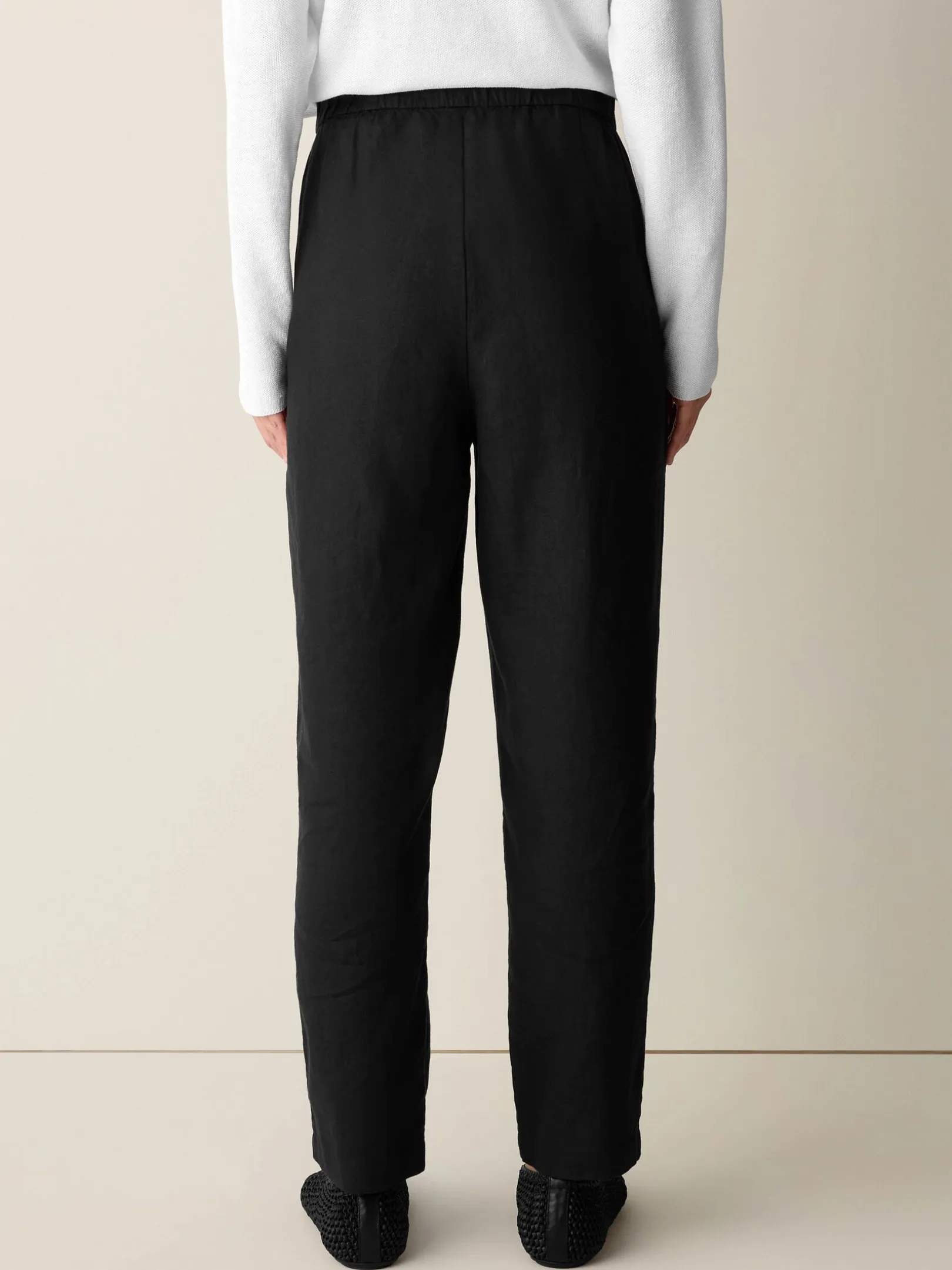Organic Linen Tapered Pant