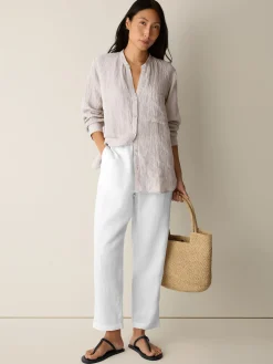 Organic Linen Tapered Pant