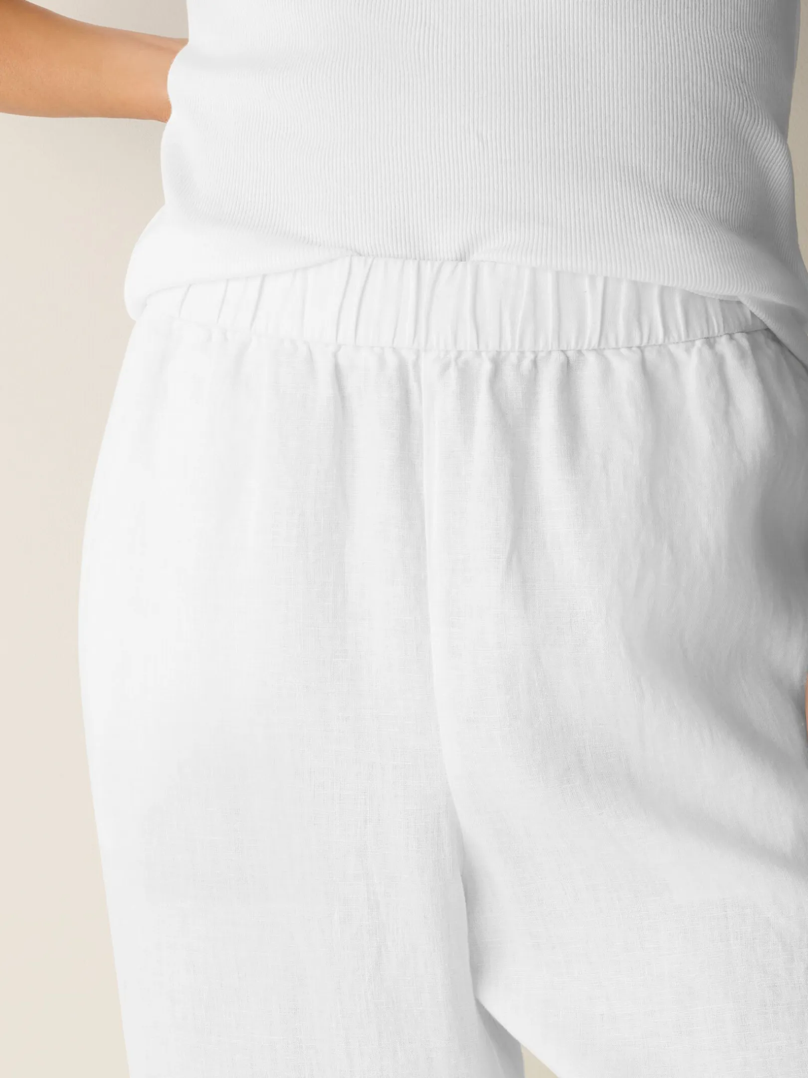 Organic Linen Tapered Pant