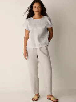 Organic Linen Tapered Pant