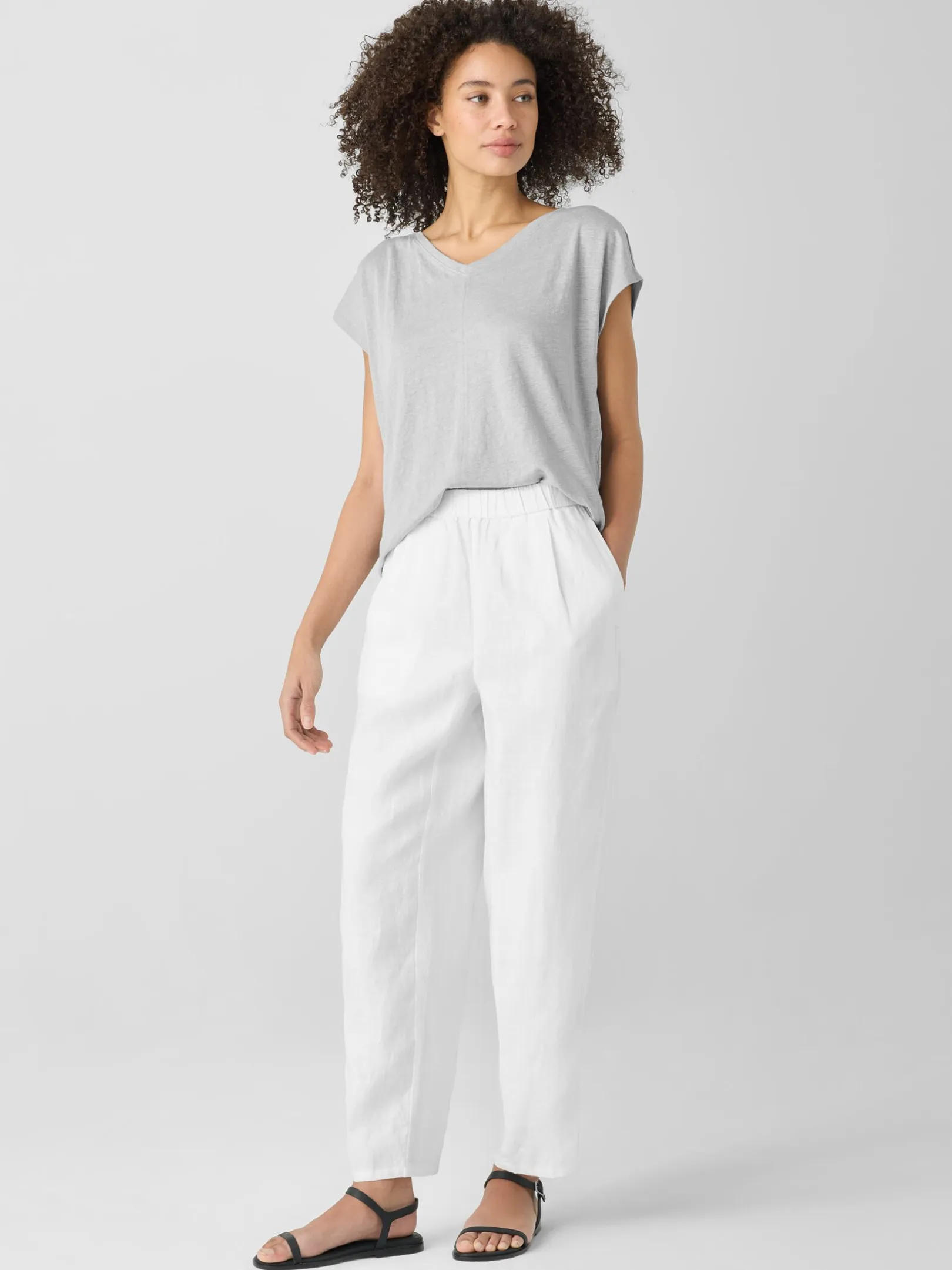 Organic LinenTapered Pant