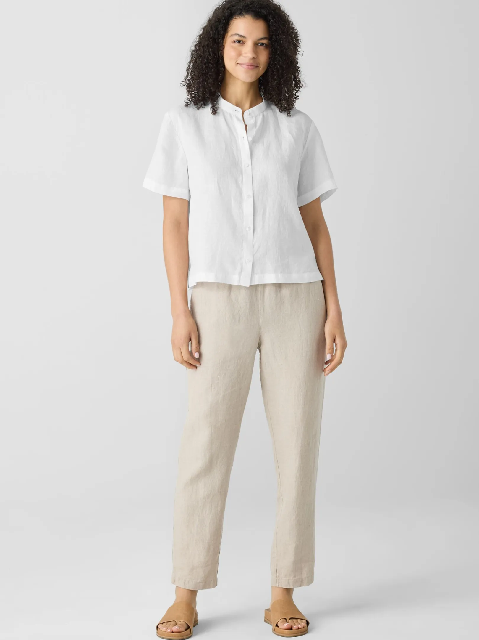 Organic LinenTapered Pant