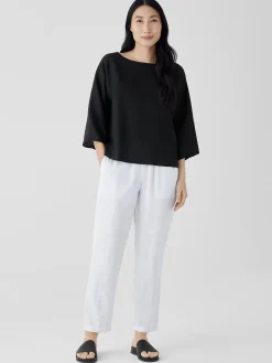 Organic Linen Tapered Pant