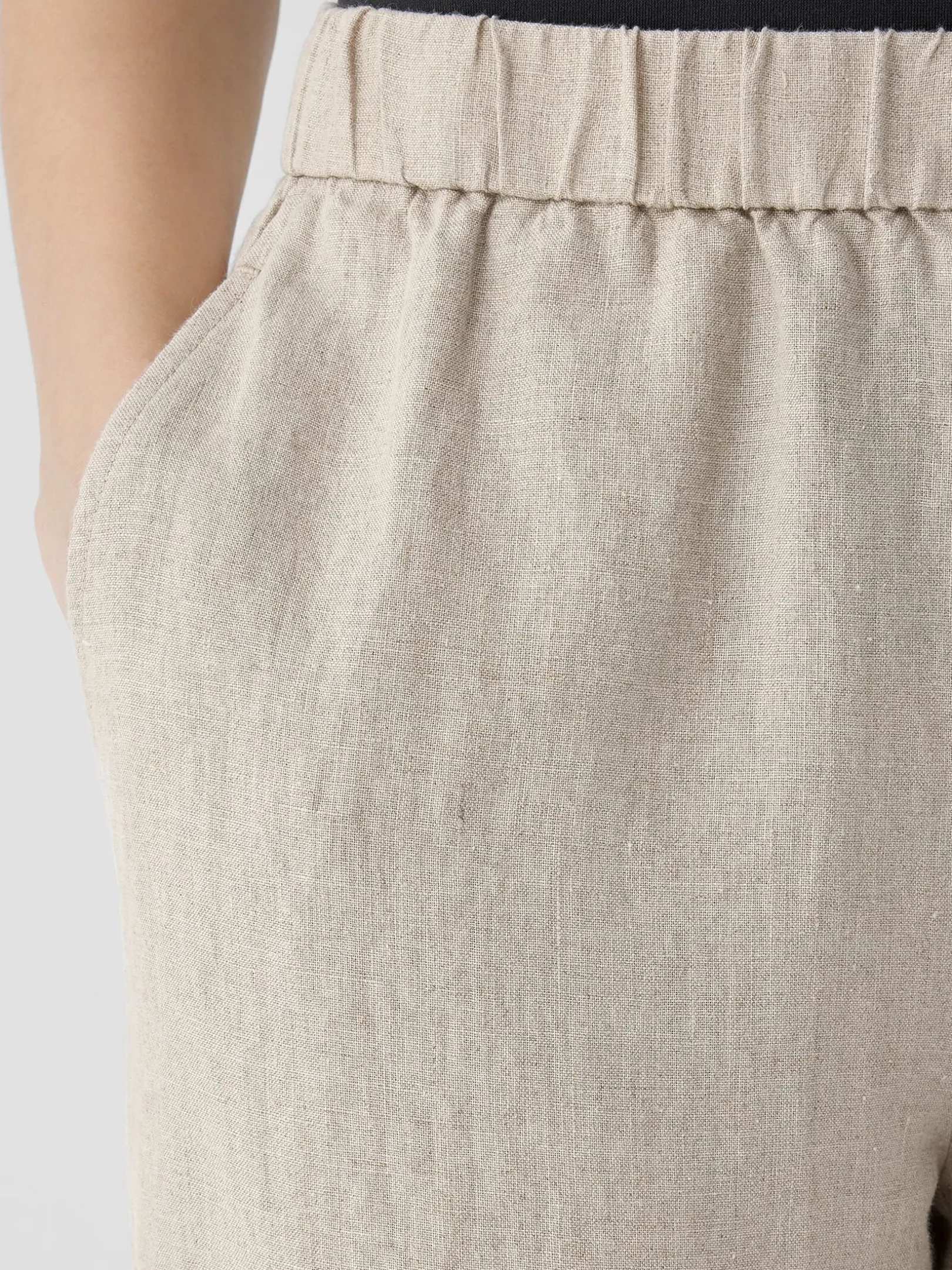 Organic Linen Tapered Pant