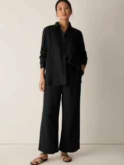 Organic Linen Wide-Leg Pant