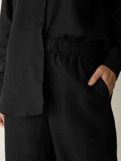 Organic Linen Wide-Leg Pant