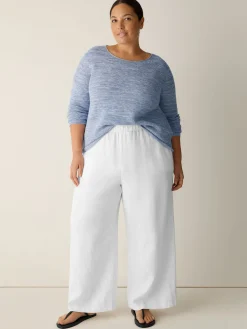 Organic Linen Wide-Leg Pant