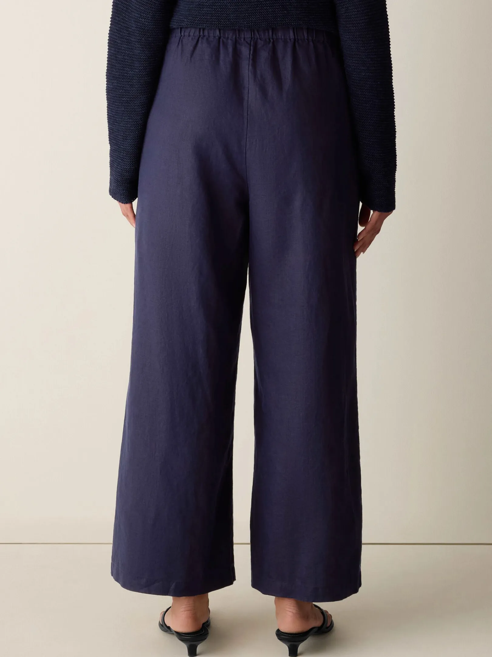 Organic Linen Wide-Leg Pant