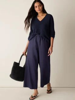 Organic Linen Wide-Leg Pant