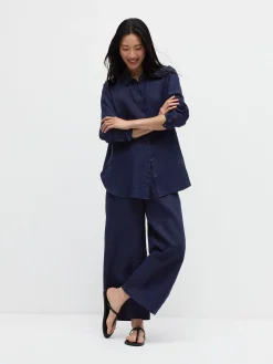 Organic Linen Wide-Leg Pant