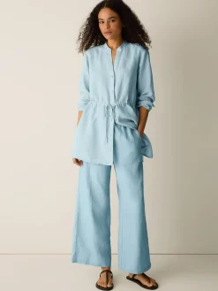 Organic Linen Wide-Leg Pant