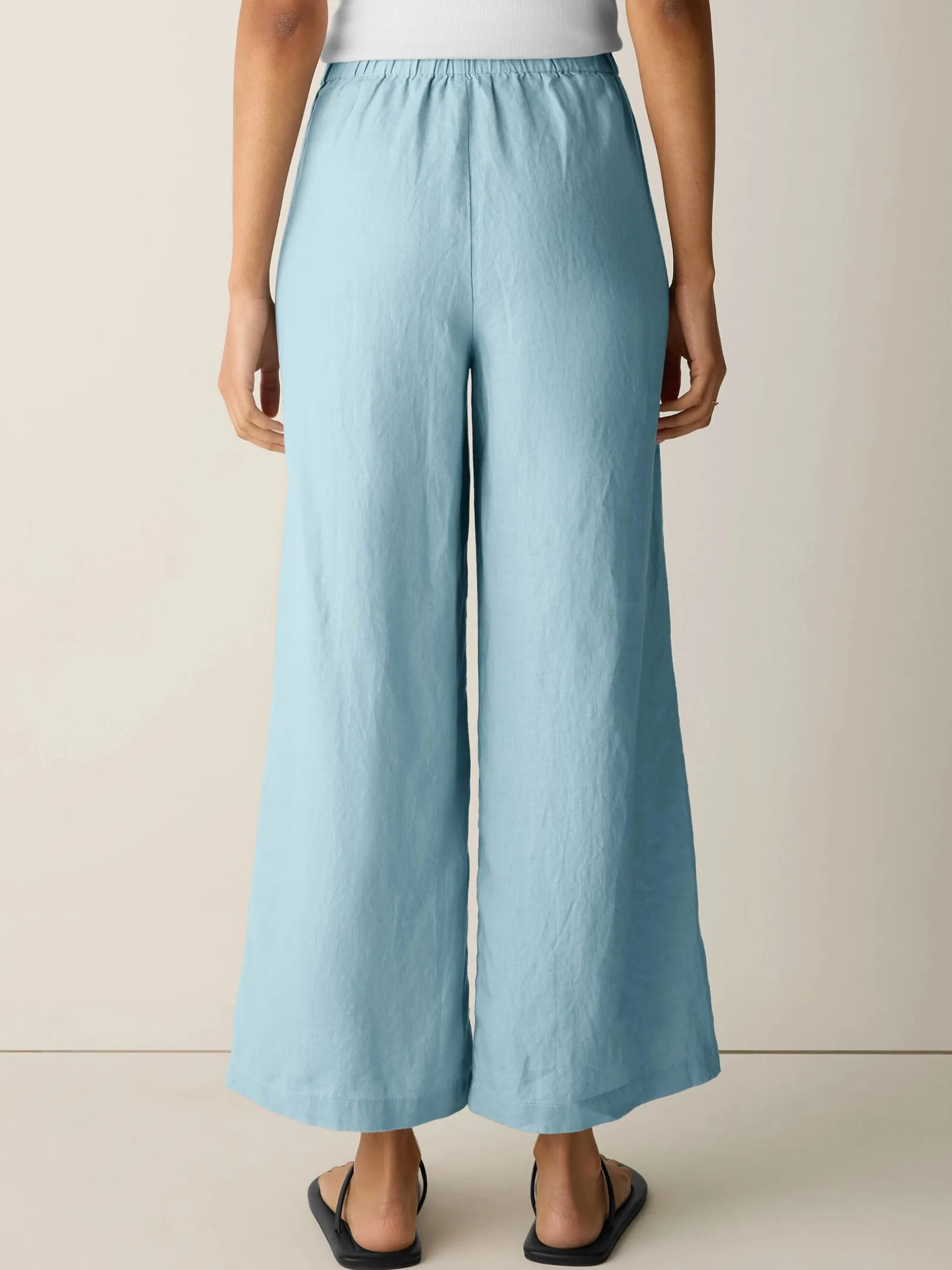 Organic Linen Wide-Leg Pant