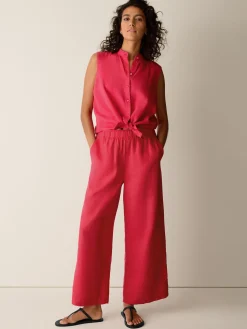Organic Linen Wide-Leg Pant