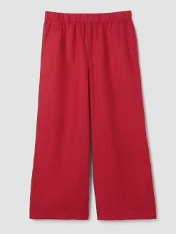 Organic Linen Wide-Leg Pant