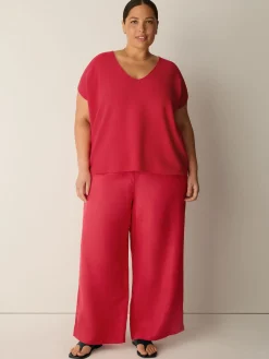 Organic Linen Wide-Leg Pant