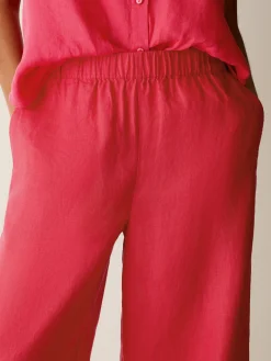 Organic Linen Wide-Leg Pant