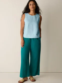 Organic Linen Wide-Leg Pant