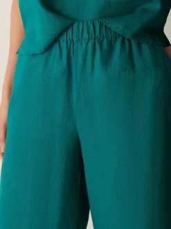 Organic Linen Wide-Leg Pant